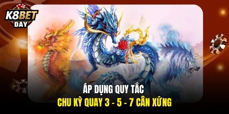 Áp dụng quy tắc chu kỳ quay 3 - 5 - 7 cân xứng