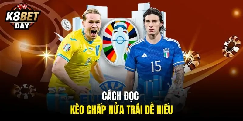 Cách đọc kèo chấp nửa trái dễ hiểu