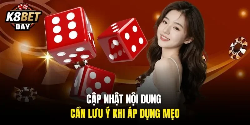 Cập nhật nội dung cần lưu ý khi áp dụng mẹo