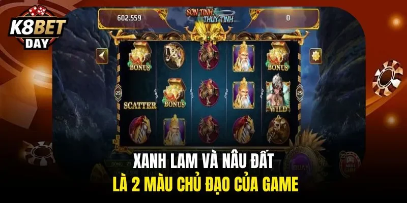 Xanh lam và nâu đất là 2 màu chủ đạo của game